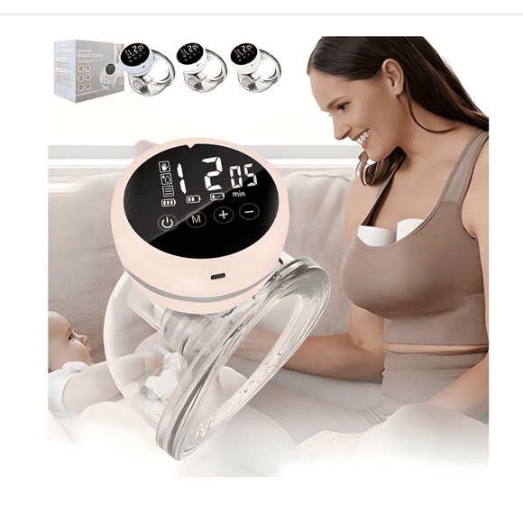 Extractor De Leche Eléctrico Manos Libres 3 Modos 12 Niveles