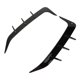 thumbnail image 3 of 2 Pcs Rear Bumper Spoiler Glossy Black Lower Air Vent Cover Trim Frame for X6 G06 M Sport 2019 to 2023, 3 of 9