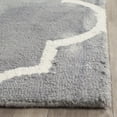 thumbnail image 5 of Safavieh Dip Dye Calanthe Geometric Wool Area Rug, Gray/Ivory, 8' x 10', 5 of 10