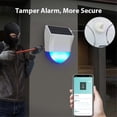 thumbnail image 2 of NEO Graffiti Smart Audible Alarm ZigBee Outdoor Sound and Light Alarm Waterproof Solar Sound Light Alarms, 2 of 5