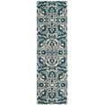 thumbnail image 3 of SAFAVIEH Evoke Ksenija Floral Vines Runner Rug, Ivory/Blue, 2'2" x 11', 3 of 6