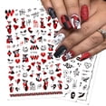 thumbnail image 2 of Diseño de uñas de Halloween 3D Anime Joker Spider Snake Sliders Pegatinas de uñas, 2 of 4