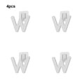 thumbnail image 4 of Estante de accesorios de baño Bewildely 4 piezas color gris de ABS, 4 of 6
