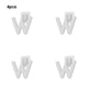 thumbnail image 2 of Wosthever 4pcs / set Estante de accesorios de baño práctico y conveniente - Fácil de instalar Ahorro de espacio Almacenamiento y organización del hogar Paquete 2: 4 piezas gris, 2 of 6