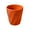 Orange, variant on White White Plastic Cup, Practical Drinking Cup With Twisted Design, Safe Plastic And Dishwasher Safe For Home, Office, Events 3.35X3.35In