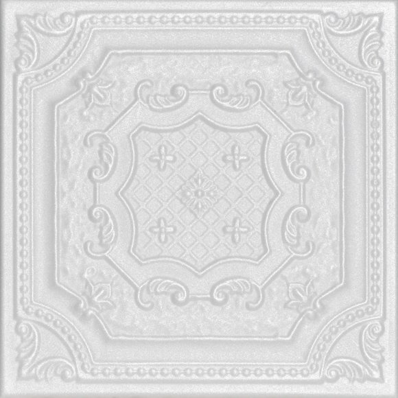 A la Maison Ceilings R126 Bijou et Abeille Carreaux de Plafond en Mousse à Coller (21,6 Pi2/caisse), Lot de 8, Blanc Uni