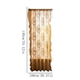 thumbnail image 2 of Lilixerw Rod Pocket Sheer Curtain Decoration, Vintage Oval Floral Pattern Window Drape, for Living Space, Rest Room and Indoor Window Layout, Household Interior Ornament, 55.12x39.37 inch, 2 of 6