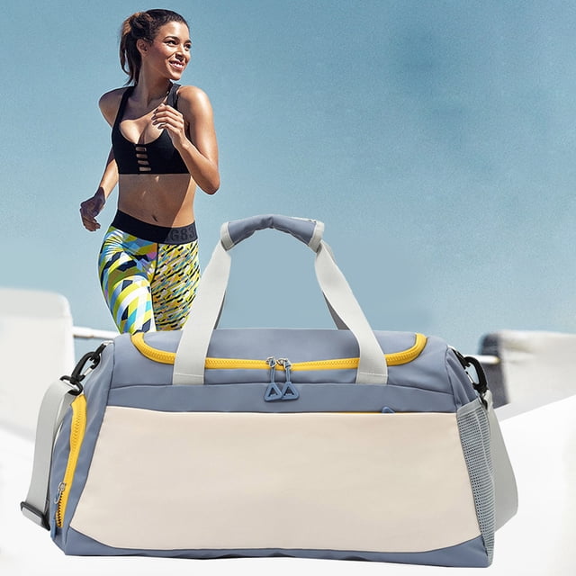 Fiudx Bolsa de Viaje, Bolsa de Gimnasio con Separación de Humedad y Humedad, Impermeable, Multiusos, Ideal para Viajes En Avión, 50 X 23 X 27 Cm.