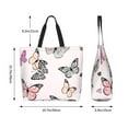thumbnail image 2 of Horeoi Beautiful Butterfly Pattern ​Minimalist Crossbody Bag for Women Scratch-Resistant Oxford Fabric Multi-Functional Carryall Office Travel Versatile, 2 of 7