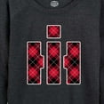 thumbnail image 3 of International Harvester Buffalo Plaid - Women's Lightweight French Terry Long Sleeve Shirt, 3 of 6