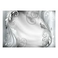 thumbnail image 3 of Tiptophomedecor Glam Wallpaper Wall Mural - Silver Ornament, 3 of 4