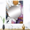 thumbnail image 1 of Designart "Fusion of Bold Circles and Marble V" Abstract Marble Mirror Wall Decor - Modern Gold Abstract Large Mirror For Wall Art Decor - 40" x 30" Inch, 1 of 5