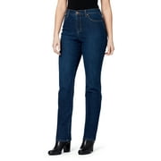 Gloria Vanderbilt Women's Amanda High Rise Straight Leg 5 Pocket Jean