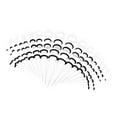 thumbnail image 5 of 50 Pack Acrylic Ear Pincher Stretching Kit Ear Tapers Kit Stretchers 14G-00G White, 5 of 6