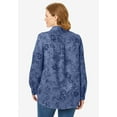 thumbnail image 2 of Woman Within Plus Size Soft Faux Suede Shirt, 2 of 6