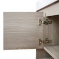 thumbnail image 3 of Gravita Designs 24" Free-Standing Single Bathroom Vanity, Soft Closing Doors, a Storage Towel Shelf and a High Quality Acrylic Sink Top Included Grey, 3 of 5