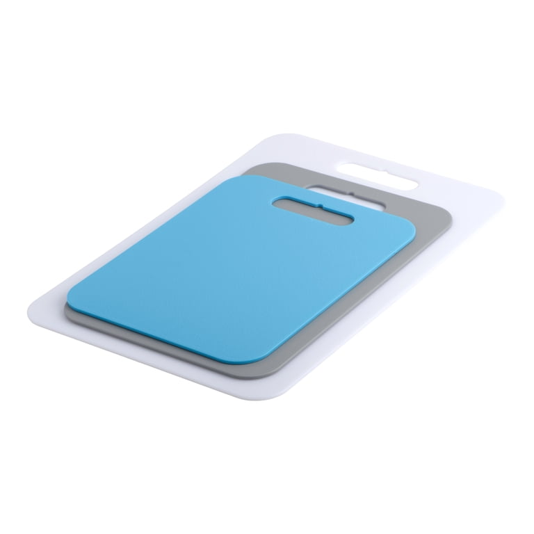 Architec 3-Piece Reversible Cutting Board Set, Blue photo 2