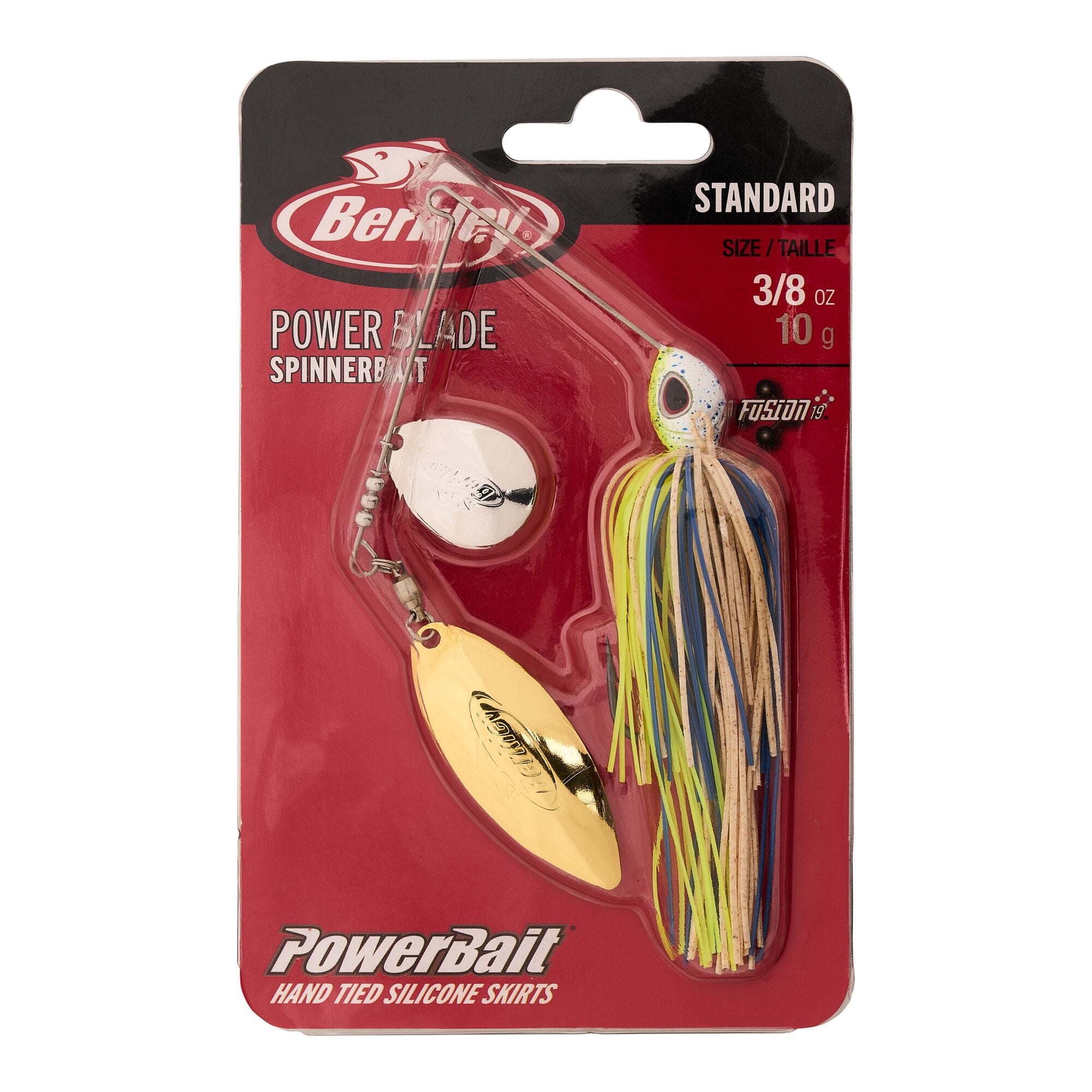 Berkley Power® Blade Standard, Spinnerbaits, Old School/Silver + Gold (1 Count)