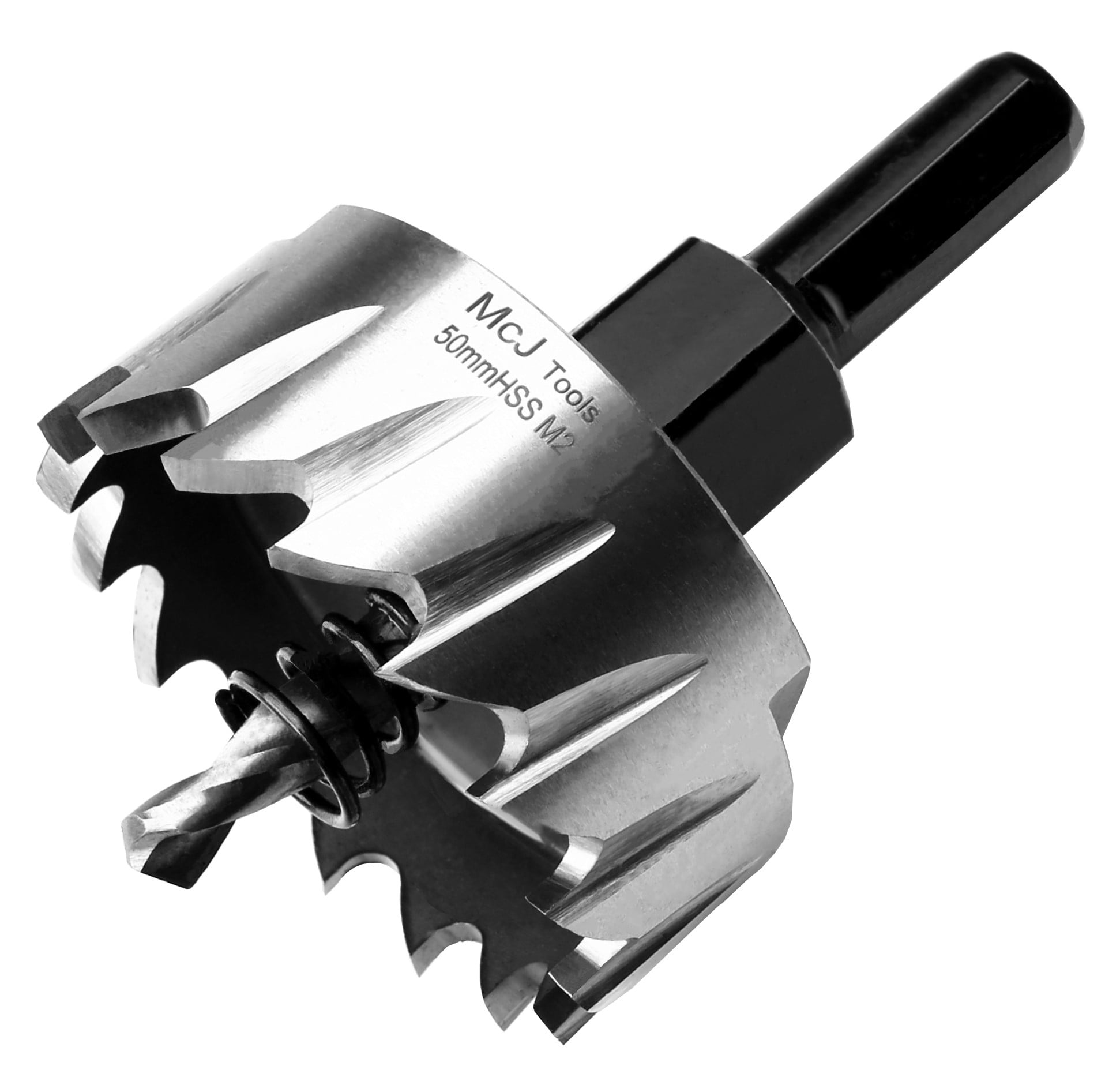 McJ Tools 52mm HSS M2 Drill Bit Hole Saw for Metal, Steel, Iron, Alloy