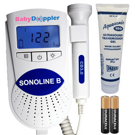 Sonoline B foetale Doppler en bleu avec Doppler 3MHz Sonde - L'authentique Taux bébé cardiofréquencemètre de 