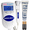 Sonoline B in Blue with 3MHz Doppler Probe - The Authentic Fetal Doppler Baby Heart Rate Monitor from Baby Doppler