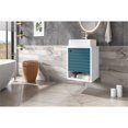 thumbnail image 6 of Liberty Wood Fltg. 18" Bathroom Vanity Sink & Shelf in White & Aqua Blue, 6 of 10