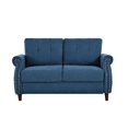 thumbnail image 3 of US Pride Furniture Briscoe Loveseat Blue, 3 of 5