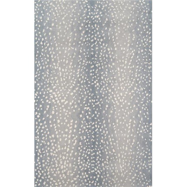 Erin Gates WOODLWOD-1BLU5080 5 x 8 ft. Woodland-1 Hand Tufted Rectangle Area Rug - Blue