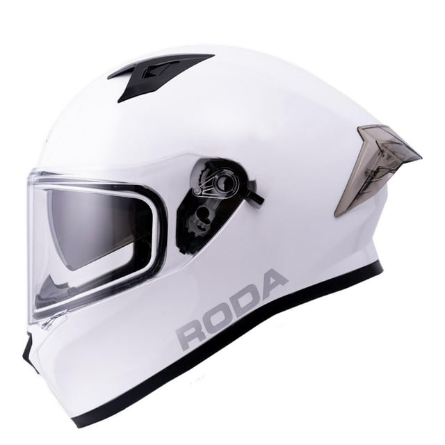 CASCO RODA COURSE BLANCO LOGO GRIS CERRADO SVS blanco M