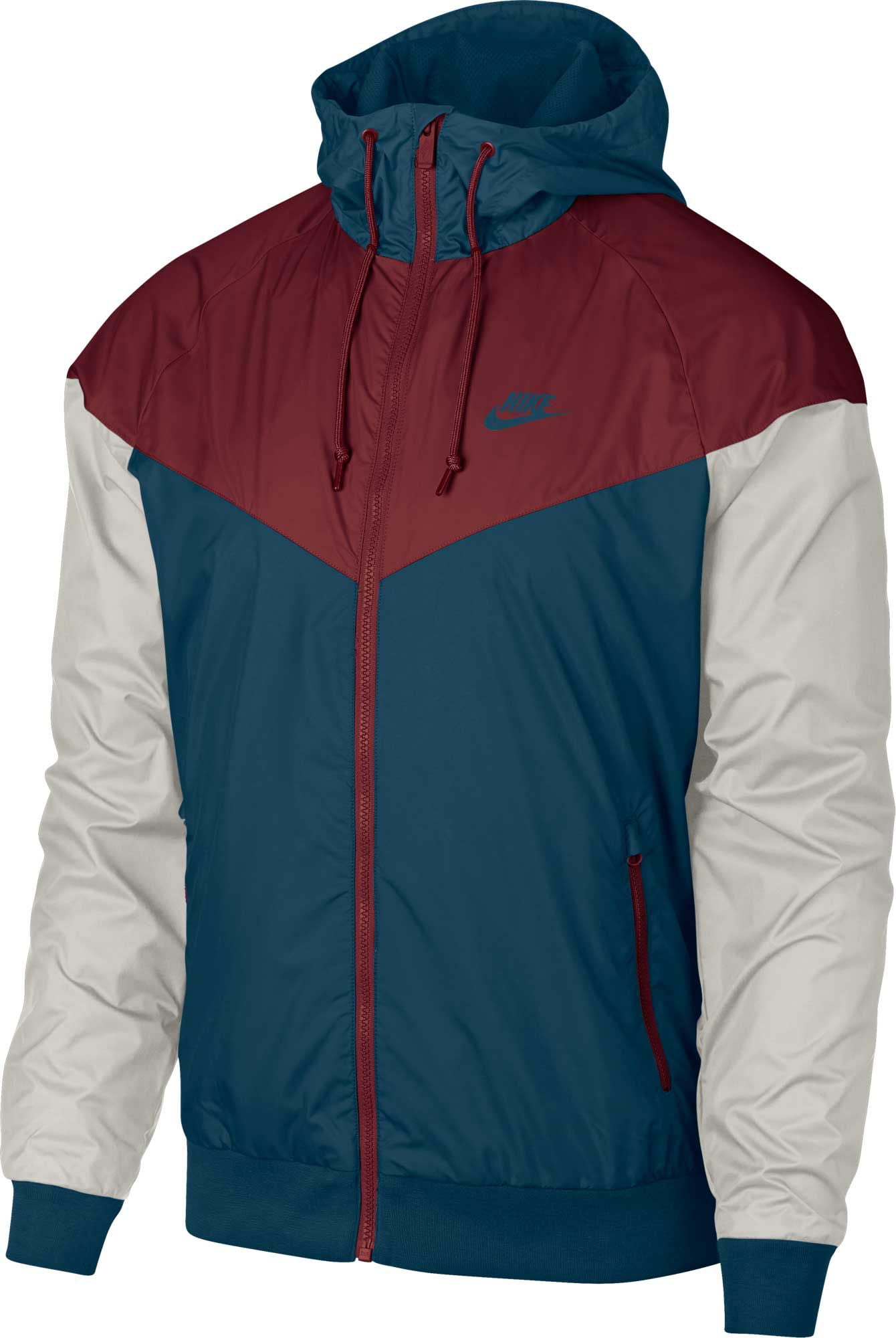 nike men's windrunner full zip jacket