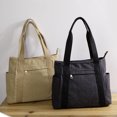 thumbnail image 4 of 2024 Nuevo bolso de lona de gran capacidad para mujer, bolso de mano retro informal de moda, bolso de mano retro simple, 4 of 5