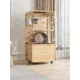 thumbnail image 4 of Totoro Villa vidrio transparente de lujo de alta gama jaula de madera maciza TV gabinete jaula Djungarian hámster conejillo de indias jaula para gatos personalizada, 4 of 4