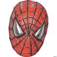 thumbnail image 2 of Disguise Spider-Man Red Vinyl Halloween Costume Mask, for Adult, 2 of 3