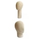 thumbnail image 1 of Set Of 2 Linen Mannequin Head Displaying Headphone Display, 1 of 9
