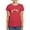 Red, variant on CafePress - Berners Red Christmas Truck Women's Classic T Shir - Women's Traditional Fit Dark T-Shirt