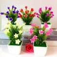 thumbnail image 1 of Gwong Decoración hogareña Flor artificial Lilium Casa Blanca Planta de boda Home Floral Potted Bonsai Decor Gwong 21028628, 1 of 6