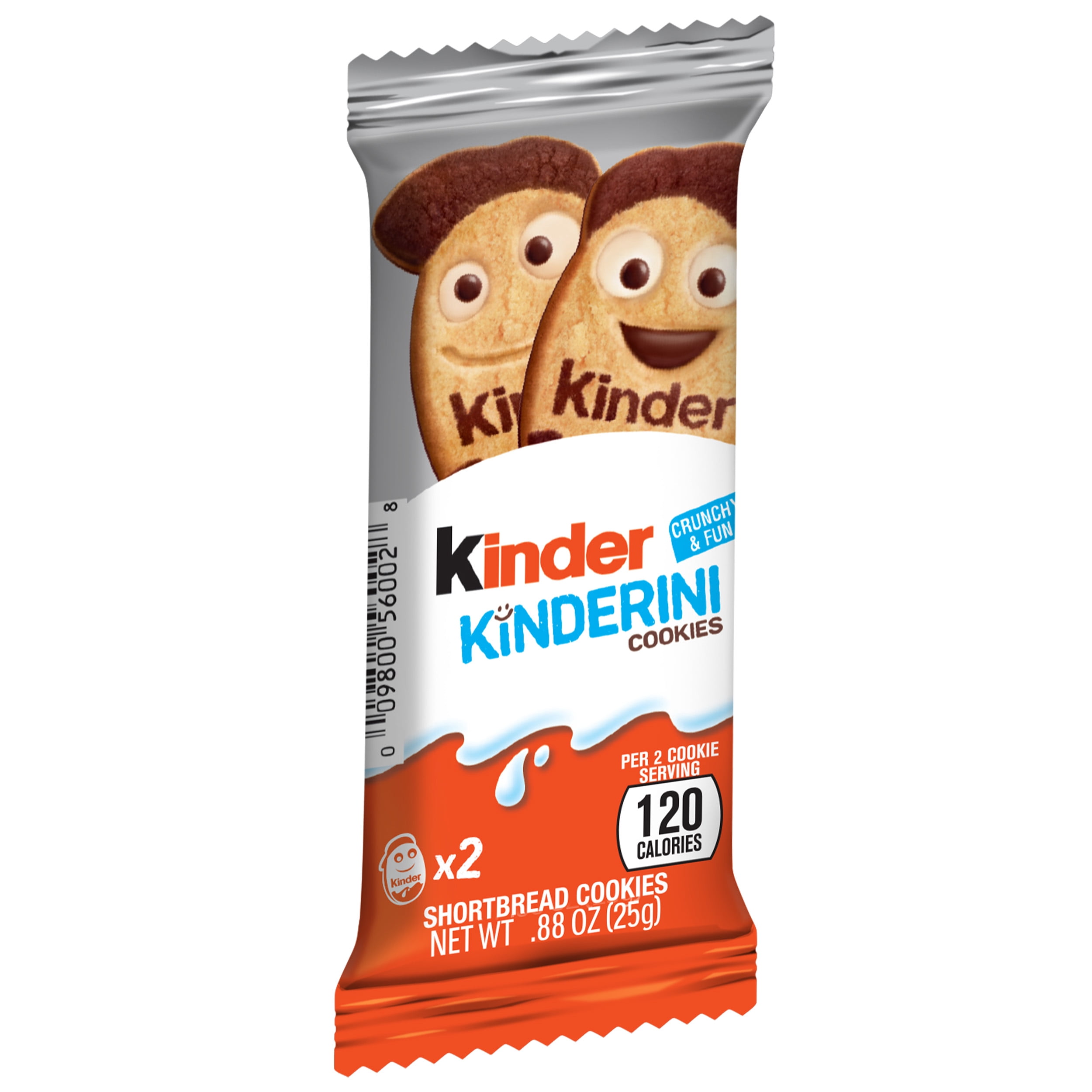 KINDER Kinderini Crunchy & Fun Shortbread Cookies 0.88oz / 25g - T2