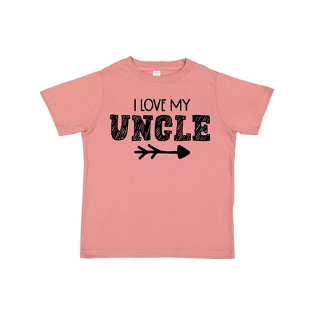 

Inktastic I Love My Uncle with Arrow Gift Toddler Boy or Toddler Girl T-Shirt