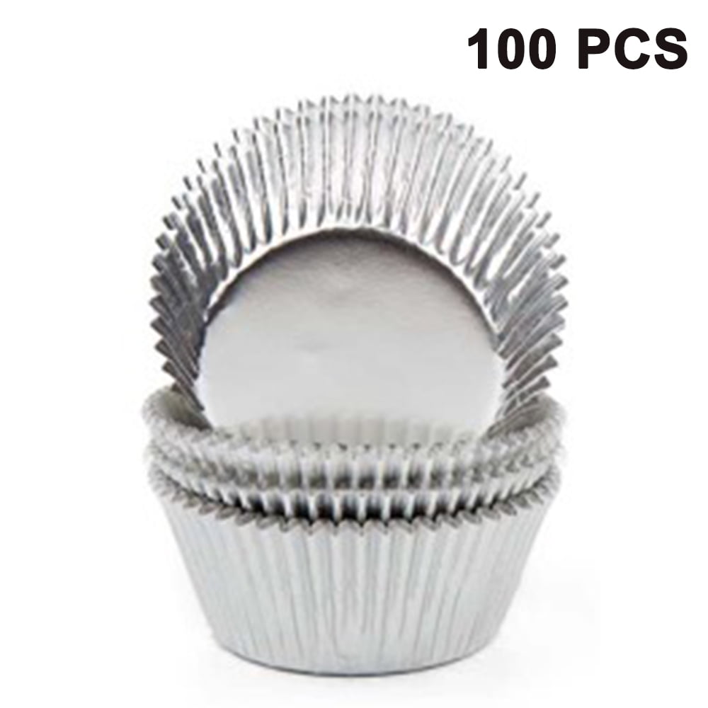 High Quality Greaseproof Bun/Muffin/Baking Metallic Foil CUPCAKE CASES 