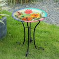 thumbnail image 5 of Luxen Home Butterflies with Flowers Bird Bath with Stand, 5 of 5