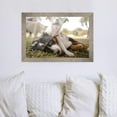 thumbnail image 4 of 12x38 Knotty Brown Real Wood Picture Frame Width 1.25 inches | Interior Frame Depth 0.5 inches |, 4 of 7
