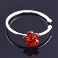 thumbnail image 5 of Anillo de nariz de cristal falso estético único para mujer - anillos de nariz espárragos piercings aro joyería de mujer, 5 of 5