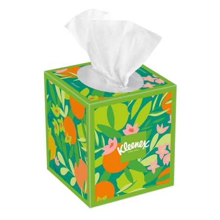 KLEENEX ULTRA SOFT FACIAL TISSUES, 8 CUBE BOXES, 80 TISSUES PER BOX, 3-PLY