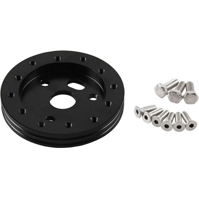 Adaptateur de Moyeu de Volant 0.5 Pouces/1 Pouces Entretoise de Conversion 6 Trous à 3 Trous Kit d'Adaptateur de Volant
