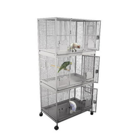 A and E Cage Co. Sanibel Triple Stack Bird Cage