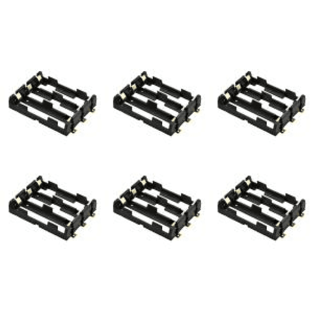 Banco Recargable Del Poder Tenedor Batería 18650 SMT 3 7 V Con Los Pernos Bronce (3 Ranuras)