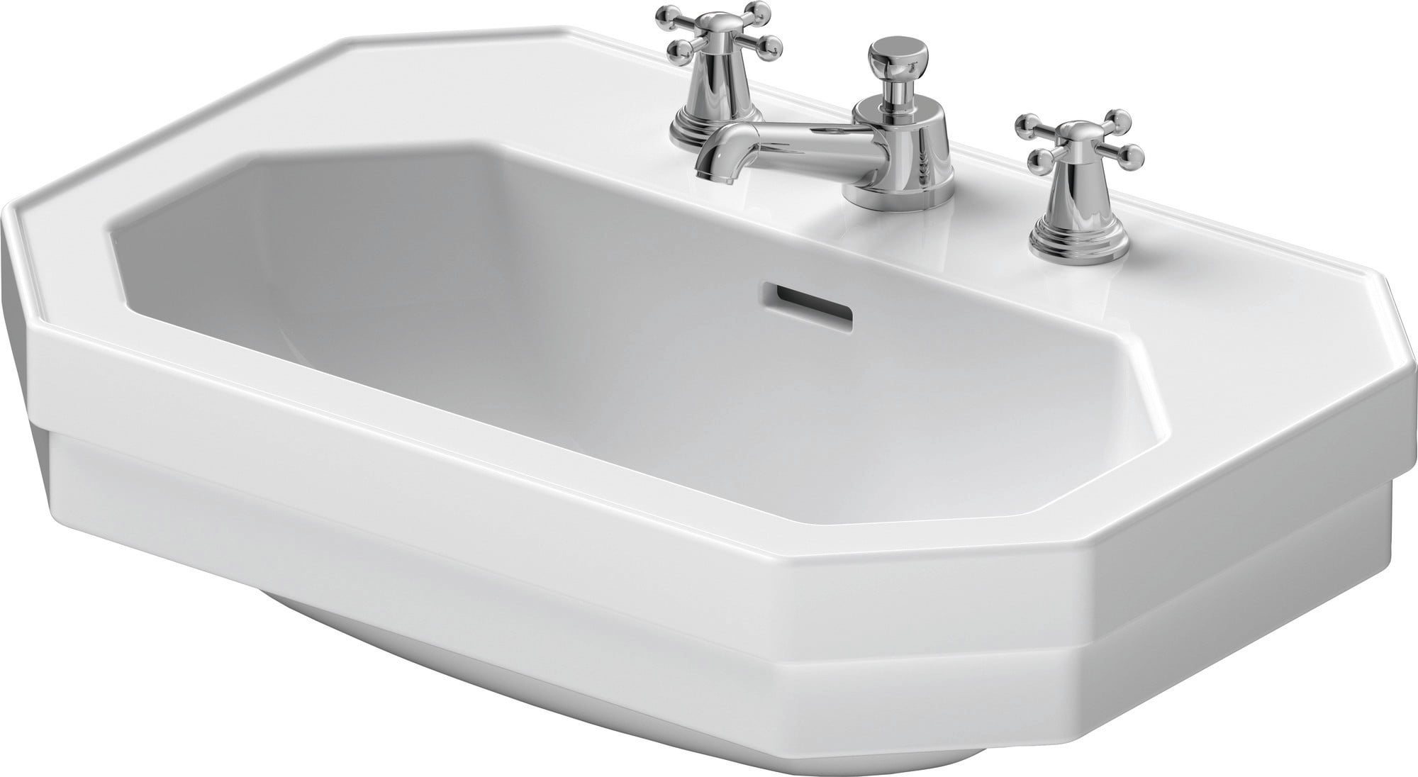 Duravit 0438600087 600 x 410 mm 1930 Series Bathroom Sink - White