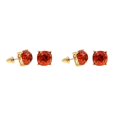 thumbnail image 3 of Qarigey Glitter Stud Accesorios populares Square Party Pendientes Aniversario Regalo Señora Decoraciones diario Simple Pendiente Boda Rojo Rojo 2piezas Qarigey CBP305361, 3 of 5