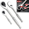 thumbnail image 6 of 1/3pcs 120 Tooth Quick Ratchet Wrench Socket Wrench 1/4 3/8 1/2 Drive Quick-Release Socket Spanner Home Repair Hand Tools, 6 of 8