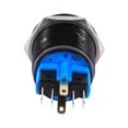 thumbnail image 2 of LAFGUR Push Button Switch, 22mm 12V LED Waterproof Self-locking Latching Push Button Switch On/Off LED Button Switch J Pin Terminal, 2 of 2